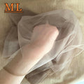 2026 4# Color HD Film Lace Korea Lace Net Fabric for Making Wigs Dark Color