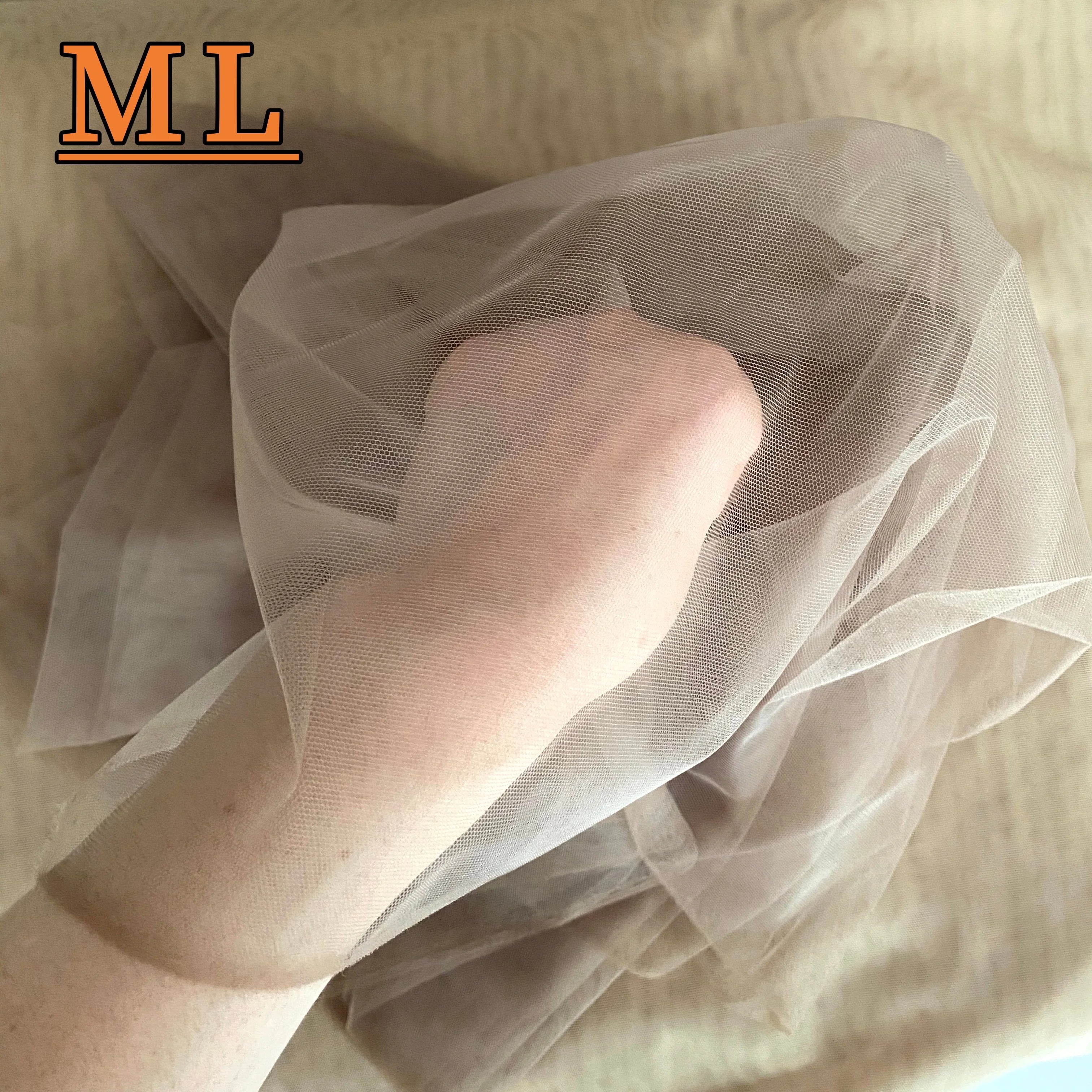 2026 4# Color HD Film Lace Korea Lace Net Fabric for Making Wigs Dark Color