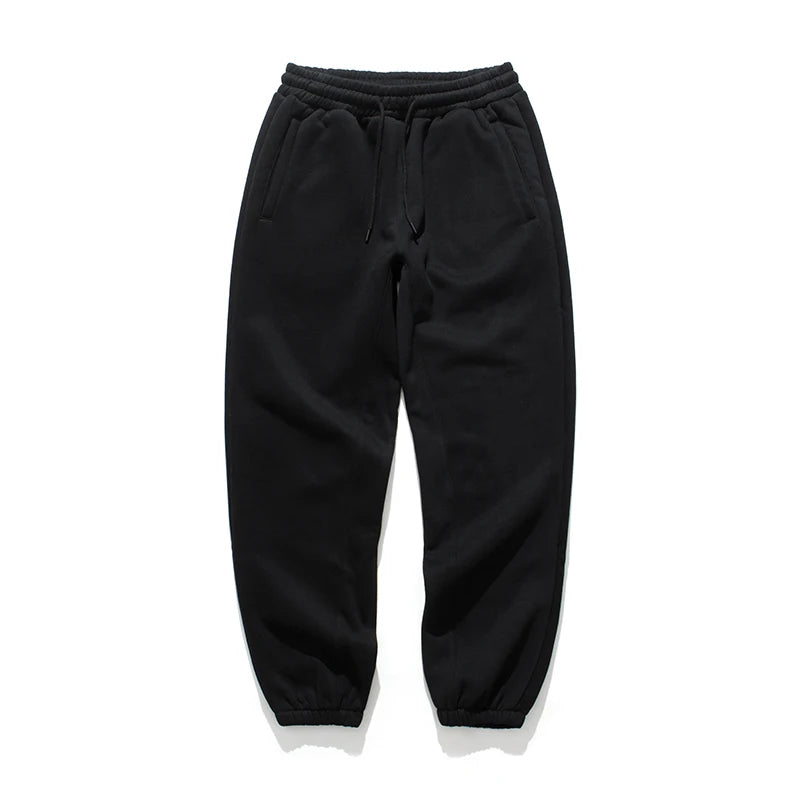 Wholesale Custom Sweatpants for Men Soft Fleece Jogging Pants Embroidered Print Black Pink Track Pants Mid OEM Printed Joggers