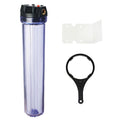 China Refillable Plastic Polypropylene Polyester Slim Water Filter Housing 20 Inch 20 Water Filter Housing