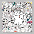 53PCS Factory Wholesale Cartoon Animation Creative Decorative Graffiti Chi's Sweet Home Stickers Scooter Charger Stickers