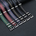 New Material Special Emboss Stripe Nylon Double Pass Watch Watch Straps 18mm 20mm 22mm Seatbelt Fabric Watch Bands