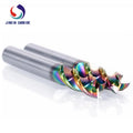 DLC Coated High Efficiency Colorful Tungsten Carbide Endmill for Aluminium