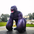 Customization Weather Resistant Durable Giant Inflatable Black Gorilla for Outdoor Party Event Decoration