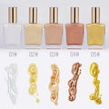 AiXin Private Label 45ML Body Luminizer Non Sticky Glow Illuminator Body Glitter Waterproof Liquid Highlighter Shimmer Body Oil