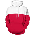 Fitspi Wholesale Custom Country Long Sleeve Poland Flag 3d Print Hoodie Pullover Sweatshirt Mens Tops