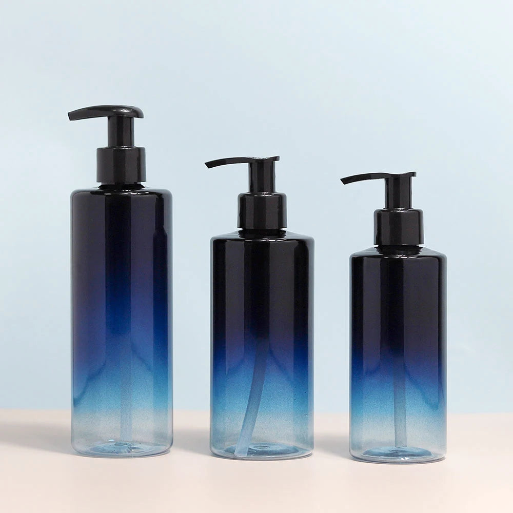 PET Shampoo Bottle Shower Gel Bottle Factory Direct Supply Plastic Cosmetic Screen Printing Bod 200 Ml 250 Ml 300 Ml 500 Ml