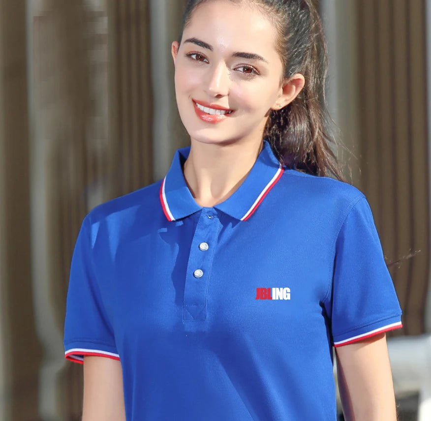 Custom Design Women Sleeveless Safety Polo Mesh Shirts
