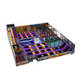 Commercial Indoor Playground Trampoline Indoor Amusement Interactive Game Equipment Trampoline Park  Soft Play Equipment Sale