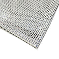 Shing Silver square Sequin Metallic Lurex Lame Fabric Spandex Holographic Knitted Jersey Spandex Fabric for Garment Backdrop