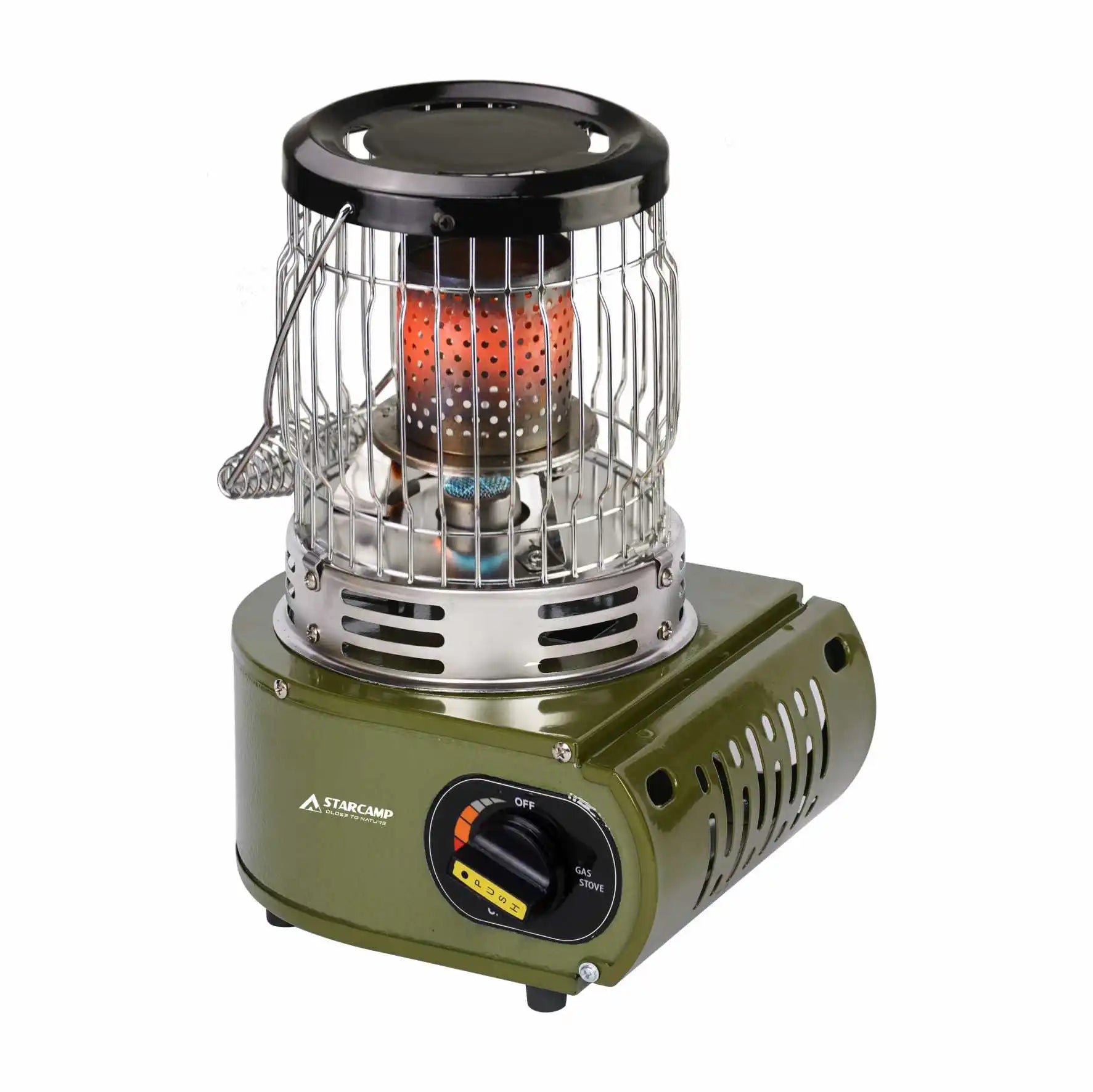 STARCAMP Outdoor Portable Camping Butane Gas Heater and Stove 2 in 1