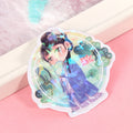 Vograce Print Durable Waterproof Vinyl Paper Decoration Clear Hologram Sticker Sheet Bike Laptop Custom Die Cut Sticker