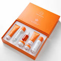 Organic Skin Care Set Camellia 7 Piece Moisturizing Hydrating Nourishing Skin Daily Care Set