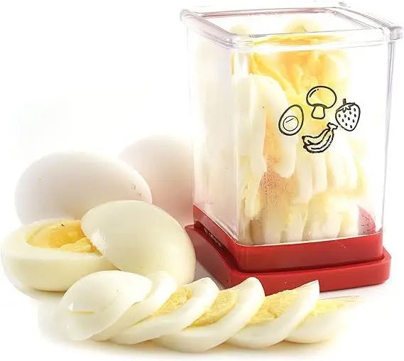 Multifunctional Besafe Kitchen  Egg and Fruit Cutter Cup Speed Slicer for Vegetable Strawberry Banana Salad Fresh Platter