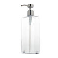 Hot Sale Empty Hotel Laundry Soap Plastic Refillable Hanging Shower Gel Bottle 500 Ml With 28/400 Dispenser Pump