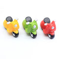 New 3D Figurines Resin Motorcycle Miniature Red Yellow Green Transportation Figure for Dollhouse Toys Key Ring Jewelry Craft