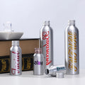 Wholesale Cosmetic Matte Silver Small Aluminium Bottle 30ml 50ml 100ml 120ml 250ml Essential Oils Aluminum Bottle for Toner