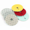 RAIZI Eco 100mm 3 Step Granite Marble Stone Wet Flexible Diamond Polishing Pad