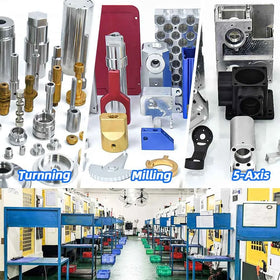 Custom CNC Machining Service Aluminum Copper Brass Stainless Steel Parts Precision Turned Anodized Polishing Metal Components