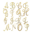 Wholesale Fashion Crystal Brooch Ladies Clothing Accessories English Diamond Initial Letter Brooch