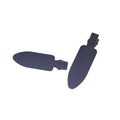 MIO DIY Women Hair Accessories No Crease Hair Clip Black Flocking 6.5cm Seamless Duckbill Clip No Bend Side Hair Barrette