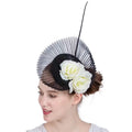 Hot Sale Fascinator Hats Church Hat Wedding Hair Accessories for Women Ladies Carton Outdoor Red Party Kentucky Derby Sinamay