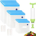 Embossed Sous Vide Food Grade  Vacuum Sealer Zipper Bags with Hand Pump