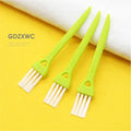 Tiny Nylon Brush with Pointy End for Cleaning Plastic Crevices Shaver Crack Accessories in 11-Colors