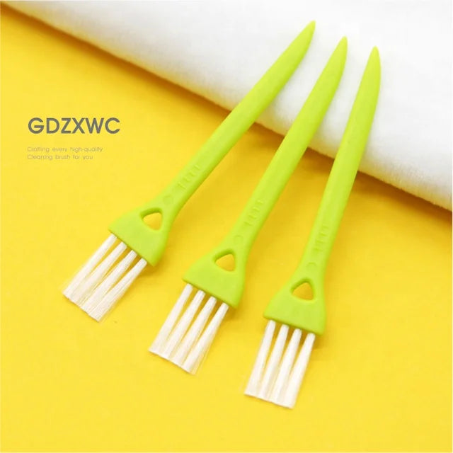 Tiny Nylon Brush with Pointy End for Cleaning Plastic Crevices Shaver Crack Accessories in 11-Colors