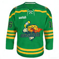 Custom Made Sublimation Breathable Moisture-Wicking Ice Hockey Jersey Sweden Team Hockey Uniforms
