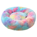 Pet Bed Plush Round Dog Cat Nest Warm Eco-Friendly Breathable OEM Factory Wholesale Soft Cozy Mat for Small Pets Indoor