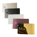 Ready to Ship Engraving Blanks Master Visa Gift Cards Stainless Steel Laser Credit Card Debit Card