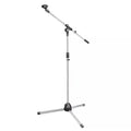 Professional Telescopic Mic Stand - Flexible Stainless Steel Stand for Stage Studio Recording (Adjustable Durable)
