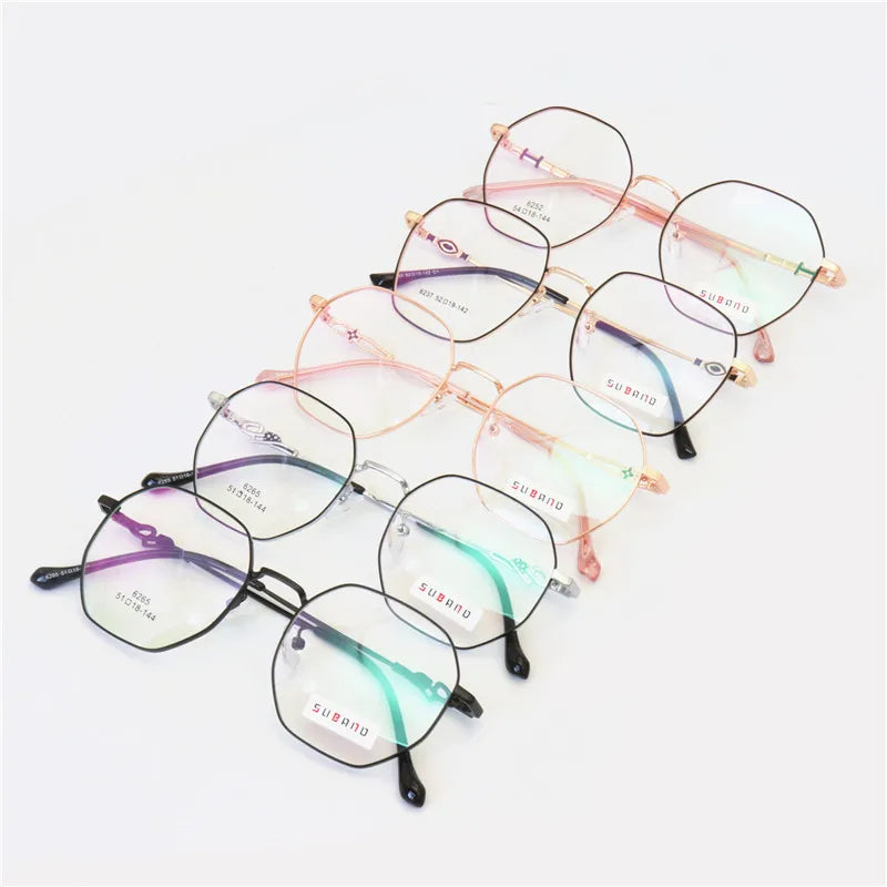 Wholesale Fashion Vintage Women Men Metal Eye Glasses Frames Spectacle Optical Eyeglasses Frames
