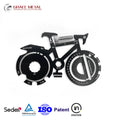 20 in 1 Stainless Steel Bike Shape Bottle Opener Mini Pocket Multi Functional Tool Card
