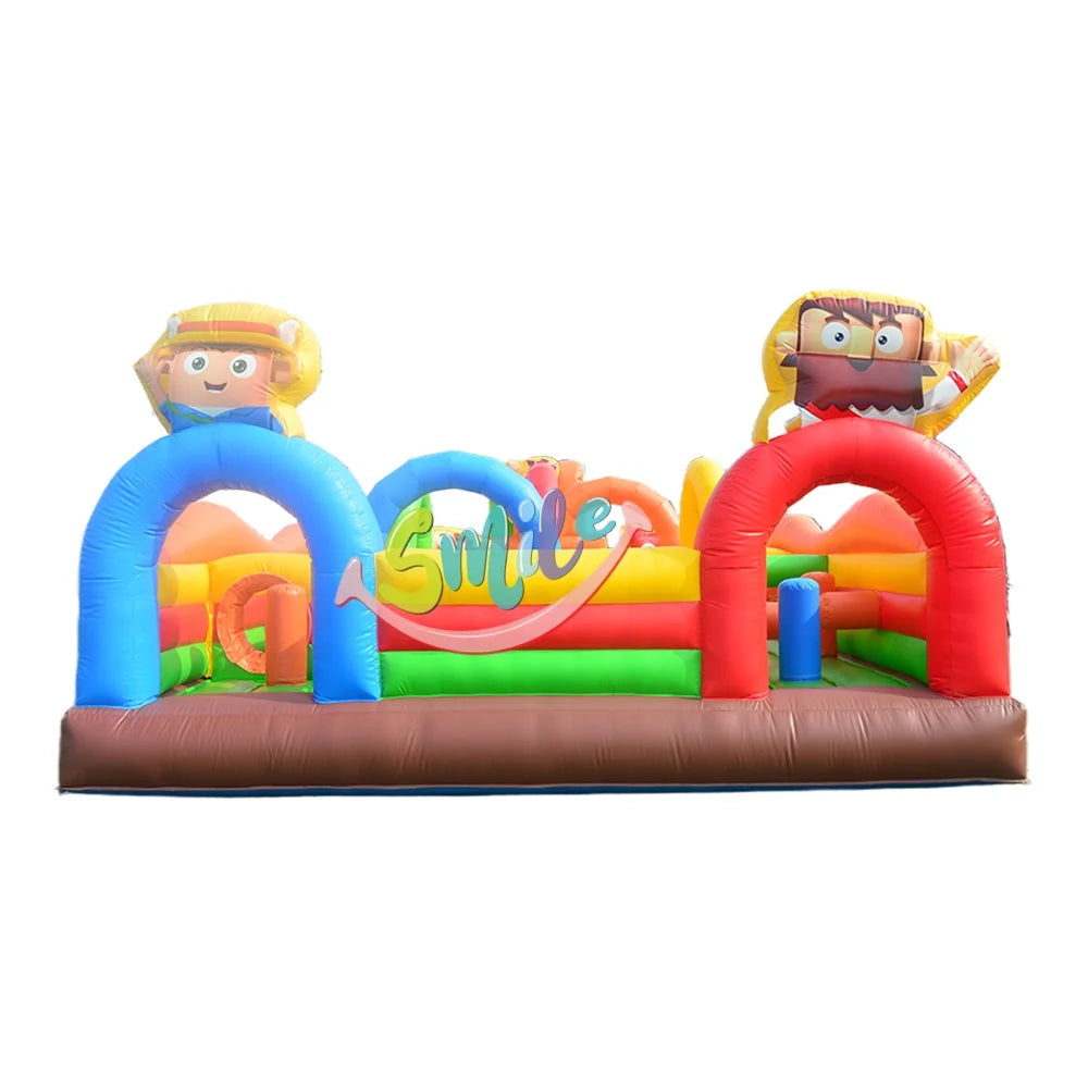Colorful Inflatable Jumping Castle Inflatable Obstacle Bouncer Combo for Children