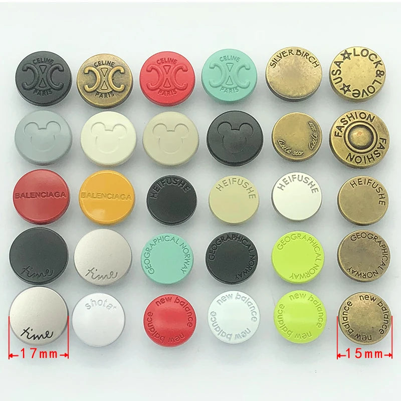 Hot Sale Customized Logo 2022 Garment Accessories Metal Snap Buttons