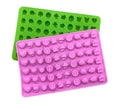 HY Silicone 60 Cavity Mini Animals Gummy Mold for Candy Chocolate