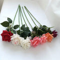 C-1355 Modern Style Real Touch  Artificial Single Rose for Home Wedding Decoration