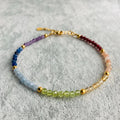 7 Chakra Crystals Healing Gemstone Bracelet Stress Relief Meditation Bracelet Balancing Protection Yoga Bracelet