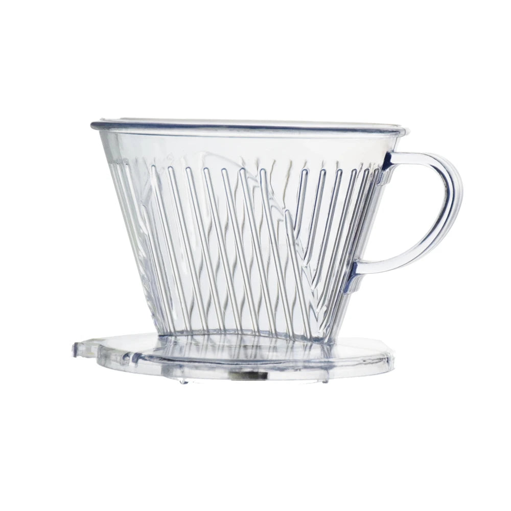 D Coffee Dripper 1-4cups Product Drip Coffee As Plastic Clear Pour Over Coffee Tools Kitchen Accessories