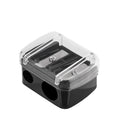 Private Label Double-Hole Makeup Pencil Sharpener Cosmetic Pencil Sharpener for Professional Makeup Tools