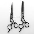 Black Stainless Steel Beauty Hair Scissors Set 6 Inch Left-Handed Professional Salon Barbers Shears