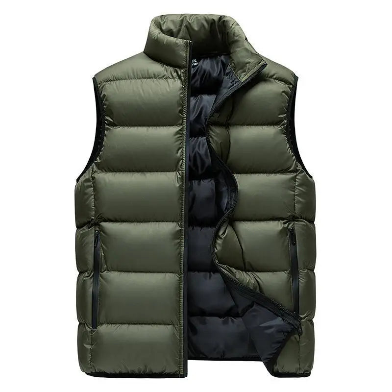 Wholesale Men's Anti-Rain Waterproof Casual Stand Features Outdoor  Collar Padded Security Jacket Work Vest