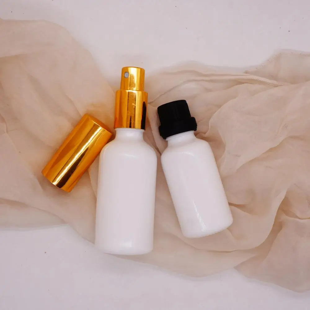 50ml Cylinder White 5ml Dropper Bottle with Screw Cap