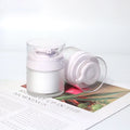 Acrylic Double Wall Custom Color Eye Cream & Skincare Lotion Packaging Jar Airless Screw Top Custom Logo/Silk Screen Printing