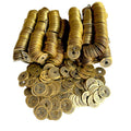 Collection Gift Ancient Feng Shui Old Brass Coin Chinese Coins of Luck and Money