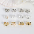Steel Brass Gold Butterfly Shape Earring Back Stopper Plugs & Stoppers/Holders for Studs Earrings Jewelry Findings Components