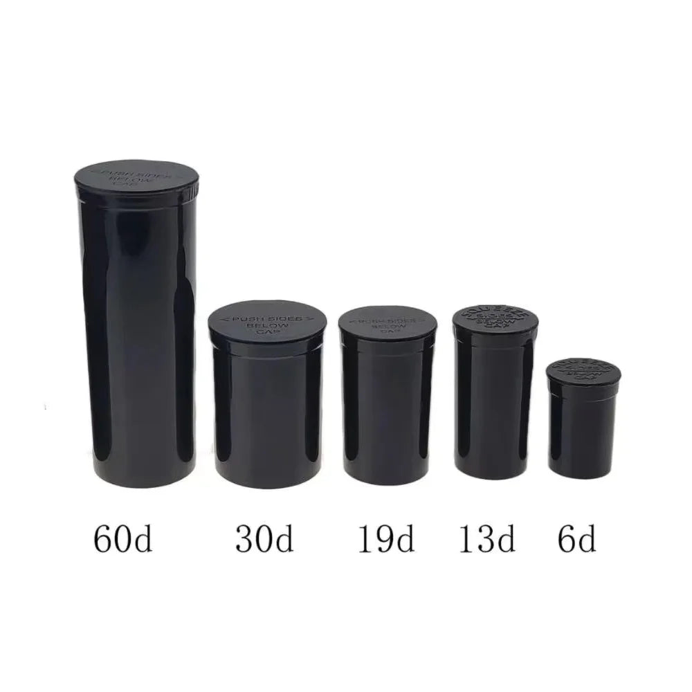 6D 13D 19D 30D 60 Dram Pop Top Containers Plastic Tube Vials Dram Pop Top Bottles