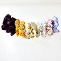 Hot Sale Custom 100% Pure Mulberry Silk Scrunchy Hair Bands Ties 6CM Organic Oversized Silk Scrunchie MegaBDM